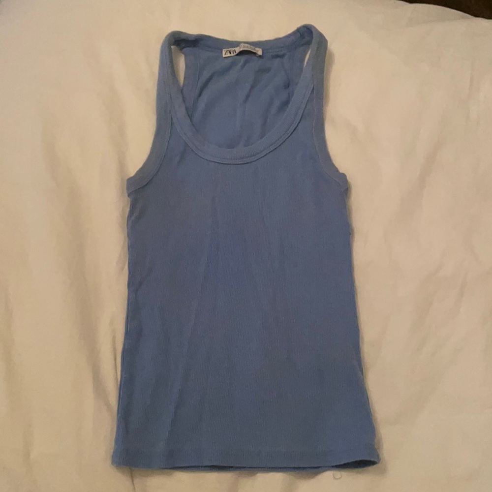 ZARA Blue Tank top